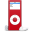 iPod Nano Rouge SIDA Icon 32x32 png